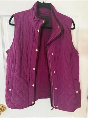 Talbots Quilted Sleeveless Vest